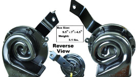 67-68 HORN SET With WELDED BRACKETS PAIR