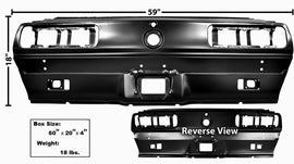 1967-68 Camaro RS tail lamp panel