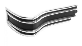 1965 Impala SS and Caprice Black Rear Corner Molding, Passenger Side