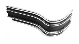 1965 Impala SS and Caprice Black Rear Corner Molding, Driver Side