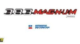 1970-71 Dodge Challenger "383 Magnum" hood emblem