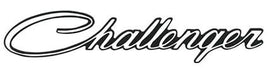 1970-74 Dodge Challenger trunk lid/fender/quarter panel emblem -adhesive backed-see below for exact fitment