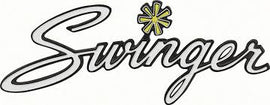 1970 Dodge Dart "Swinger" trunk emblem