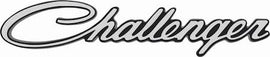 1972-74 Dodge Challenger grill emblem