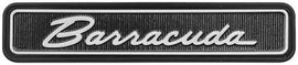 1971-74 Plymouth Barracuda dash emblem assembly