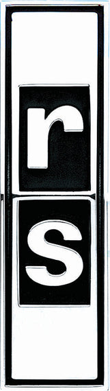 1967-68 Camaro RS Grill Emblem with Backing Plate