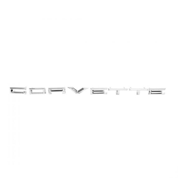 61-62 Corvette Front Letters, CORVETTE