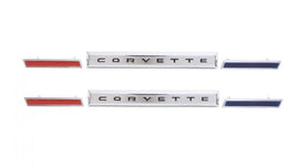 1961 Front Fender Emblem Kit, Corvette