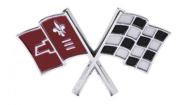 1966 Corvette Front X-Flag Emblem
