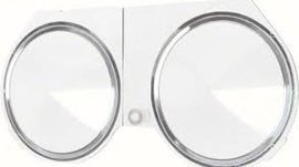 1968 camaro / firebird without console gauges or tach dash carrier lens