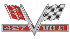 1966-67 "427 Turbo Jet" Fender Emblem