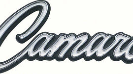 1968-69 Camaro Deluxe Door Panel Emblem with Script Lettering