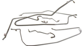 1965 1966 Brake Line Set. W/Power Brake 1/4 Inch