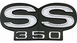 1967 "SS 350" Grill Emblem with Backing Plate