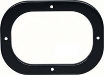 1969 Hurst gearshift boot retainer plate black for console cars