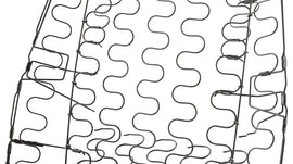 1968-72 Chevelle Seat Spring Bucket - Back Support