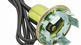 1964-68 Light Socket, Turn Signal 2-Wire, Fits 1-1/8" Hole Plastic Housing