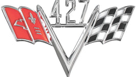 1964-77 Chevelle Fender Emblem, V-Flags 427
