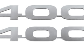 1964-77 Chevelle Engine Number Emblem, Stainless Steel 400