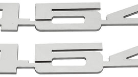 1964-77 Chevelle Engine Number Emblem, Stainless Steel 454