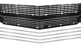 Grille Kit, 1970 Chevelle & El Camino (Deluxe) SS, w/Headlight Bezels