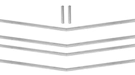Grille Moldings, 1970 Complete Malibu Kit, 10-Pcs.