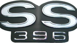 1969 Camaro without RS Option SS 396 Grill Emblem