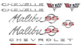 Nameplate Kit, 1964 Chevelle 327 Malibu, SS