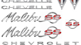 Nameplate Kit, 1964 Chevelle 283 Malibu, SS