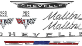 Nameplate Kit, 1966 Chevelle 283 Malibu