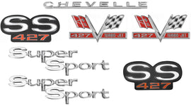 Nameplate Kit, 1967 Chevelle Super Sport SS427
