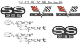 Nameplate Kit, 1967 Chevelle Super Sport SS396