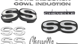 Nameplate Kit, 1971 Chevelle SS350/396 w/Cowl Induction