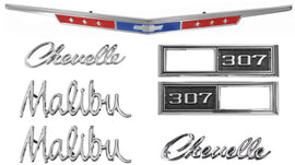 Nameplate Kit, 1968 Chevelle 307 Malibu