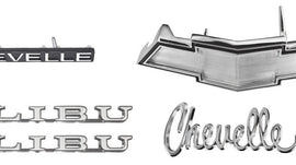 Nameplate Kit, 1971 Chevelle 350 Malibu, Non-SS