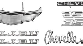 Nameplate Kit, 1972 Chevelle 350 Malibu, Non-SS