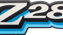 1978 Camaro "Z28" Blue Rear Panel Emblem