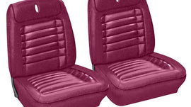 1968 Camaro Coupe With Bucket Seats Red Deluxe Full Set Upholstery