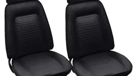 1969 Camaro Coupe / Convertible Black Standard Front Only Bucket Seat Upholstery