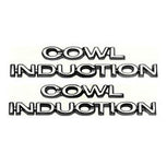 Cowl Induction Hood Emblem Set