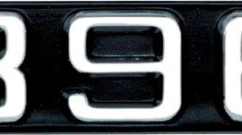 1970-72 Style "396" Front Fender Emblem