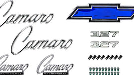 1969 Camaro Standard with 327 Emblem Kit