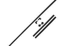 64 / 65 Rear Headliner molding set 7 piece kit