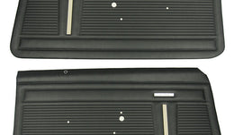 1969-72 Nova Door panel Standard set front & rear Black