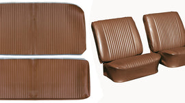 Chevelle Seat Upholstery, 1964 Reproduction Vinyl Buckets w/Coupe Rear