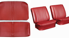 Chevelle Seat Upholstery, 1964 Reproduction Vinyl Buckets w/Convertible Rear