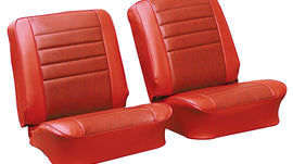 Chevelle Seat Upholstery, 1965 Reproduction Vinyl Buckets w/Convertible Rear