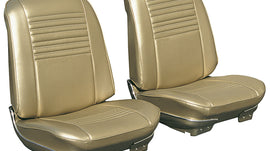 Chevelle Seat Upholstery, 1967 Reproduction Vinyl Buckets w/Convertible Rear