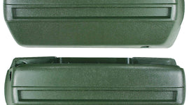 1968-72 Chevelle Arm rest base and pad kit Black