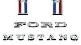 1967 Mustang 6 Cylinder Emblem Kit